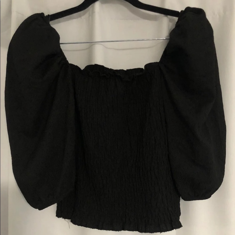 H&M black blouse